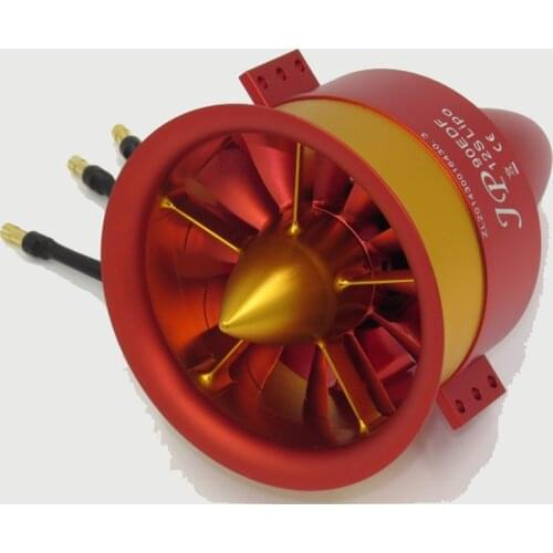 EDF Full Metal Ducted Fan JP 90mm with three Choice Motor: 4250 KV1750 Motor(6S),4250 KV1330(8S),4250 KV1050(12S)