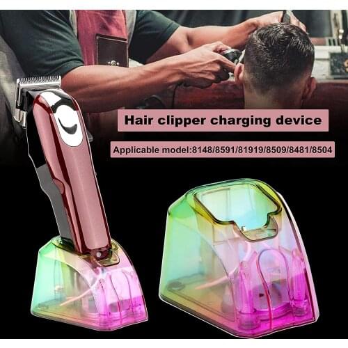 Professional Barber Clipper Accessories Charging Dock Cordless Hair Trimmer Charging Stand Suitable For Wahl Clipper 8148/8504