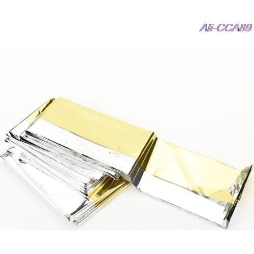 130*210cm Outdoor Survival Life-saving Waterproof Emergency Rescue Tent Camping Mat Insulating Mylar Material First Aid Blanket