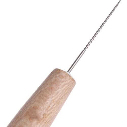 Jewelry Beads Enlarger Tool Wood Handle Holes Handmade Making DIY Reamer Tackle