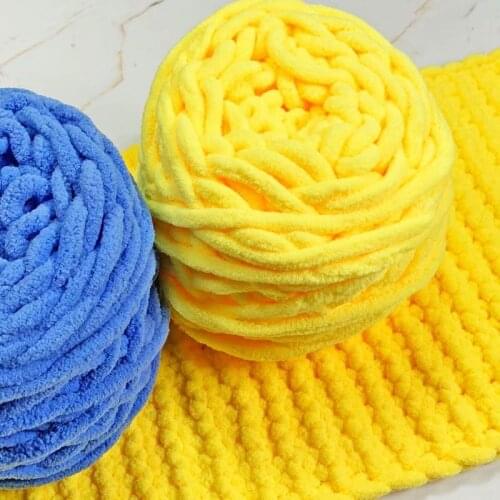 1PC 100g Sweater Soft Crochet Yarn Baby Yarn Crochet For Knitting Wool Scarf Hand Knitting DIY Thick Cotton Yarn