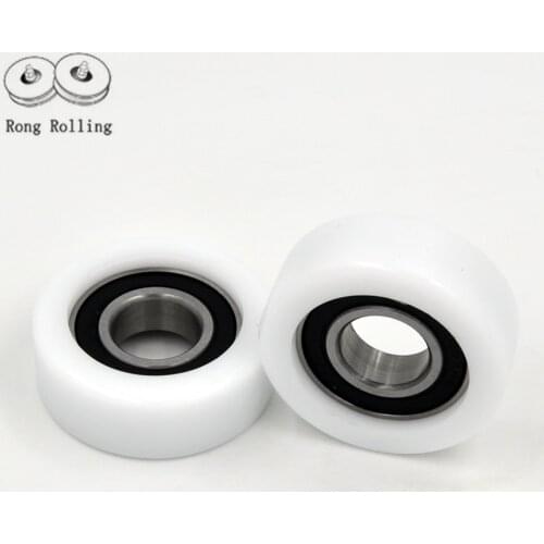 20*56*20 2.5 inch 6004RS Plastic coated pulley,polyurethane POM materail,bearing steel 6004RS bore 20mm,diameter 56mm