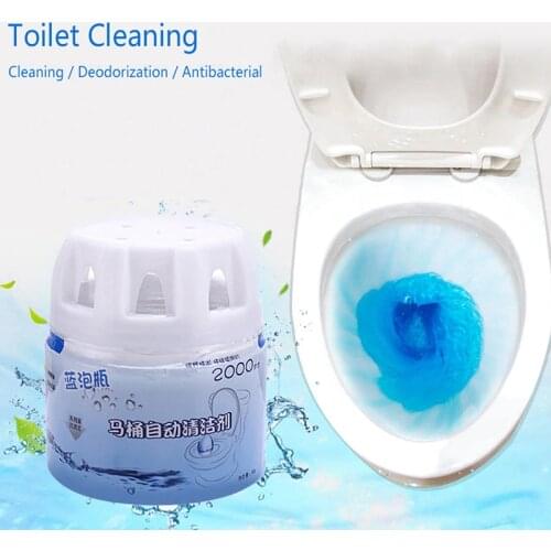 2019 New Effective Blue Bubble Toilet Cleaner Lavender Disinfecting Magic Detergent Bathroom Accessories