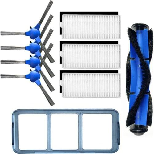 Sweeper Accessories Replacement Filters + Brushes + Sponges + Network Kit For Eufy RoboVac 11S RoboVac 15C RoboVac 30C Repair
