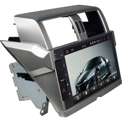 10.1" Android 8.0 Car Audio DVD Radio GPS for Toyota Prado 150 2014 2015-2017 4GB RAM Bluetooth WIFI USB Mirror-link 32GB ROM