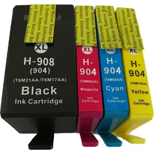 CNLINKCLR compatible use for Officejet Pro 6970 for HP printer cartridges for HP904XL for HP908XL ink cartridge with chip