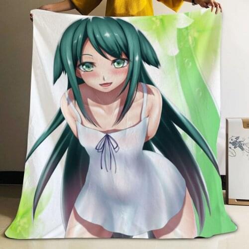 Musife Custom SaYa No Uta Flannel Blanket Design Your own Blanket Flannel Blankets for Sofa DIY Dropshipping