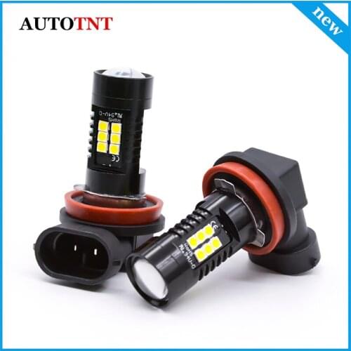 H11 H8 H16 LED Car Fog Light HB3/9005 9006/HB4 High Power 3030 21 SMD Cars Driving Lamp