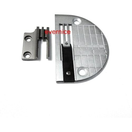 Anti-Wrinkling Needle Plate & Feed Dog For Juki Ddl-555 8700 8500 227 Brother