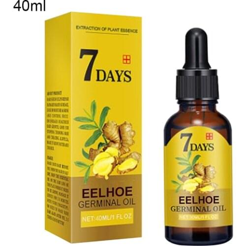 40ml Ginger Hair Growth Essential Oil Hair Loss Repair Damaged Product Hair Care Hair Growth Serum Hair Care Dropshipping TSLM1