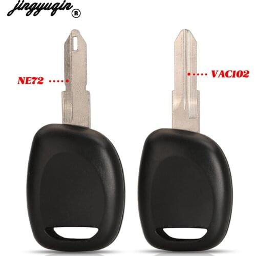 Jingyuqin For Renault Duster Logan Kangoo Master Traffic Fob Remote Car Key Shell Case Uncut NE72 VAC102 Balde Repalcement