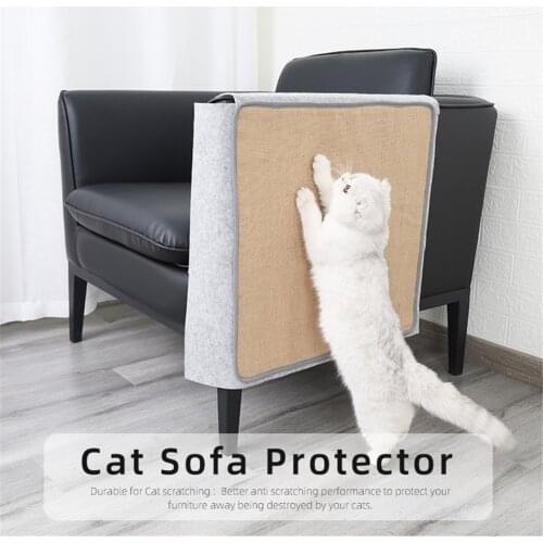 Cat Natural Sisal Scratching Board Scratch Pad Cat Scratching Mat Sisal Sofa Shield Protection Cover Furniture Chair Couch