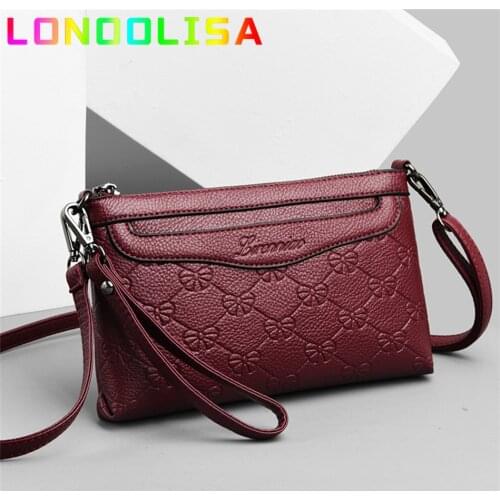 Leather Women Handbag 2021 Female Shoulder Crossbody Embossing Bag Luxury Designer Lady Vintage Flap Working Girl Bolsas Wallet