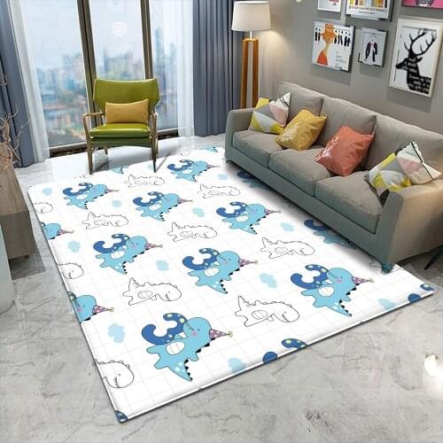 Fashion Cute Animal Kids Rugs Childrens Carpets For Baby Home Living Room Bedroom Parlor Kitchen Door Floor Bath Mats Carpet