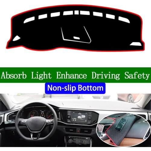 For Volkswagen TAYRON 2019 Non-slip Bottom Dashboard Cover Car Decals Car Stickers Interior Car Accessories