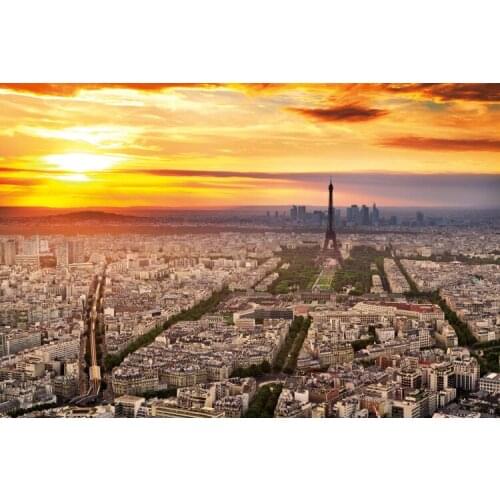 Panorama of Paris The wooden puzzle 1000 pieces ersion jigsaw puzzle white card adult childrens educational toys