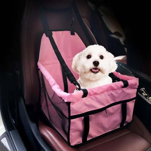 Pet Carrier Dog Car Seat Pad Safe Carry House Cat Puppy Bag Car Travel Accessories Waterproof Dog Bag Basket Pet Products PD282