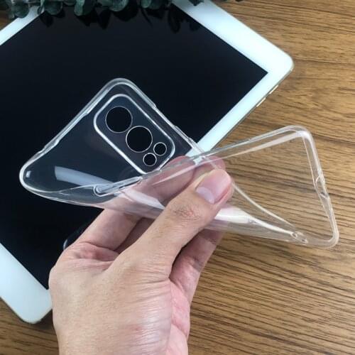 For OnePlus Nord 2 Nord2 5G 6.43" Ultra Thin Soft TPU Silicon Gel Transparent Camera Protect Case Back Cover