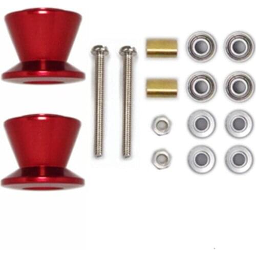 RFDTYGR Double Aluminum Rollers(13-12mm) Custom Parts ForTamiya MINI 4WD Colored Double Aluminum Rollers(13-12mm) 94948