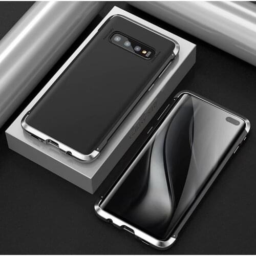 Luxury Bobyt Aluminum Metal Frame + PC Hard Armor Anti-knock Back Cover Cases For Samsung Galaxy S8 Case