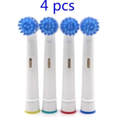 4pcs Electric Toothbrush Heads Replacement for Oral B Sensitive EBS-17A Oral Hygiene