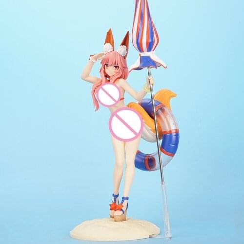 Fate/Grand Order Tamamo No Mae Anime Action Figure Married Fox Swimsuit Sexy Pretty Girls PVC Collection Model Doll Toy for Gift
