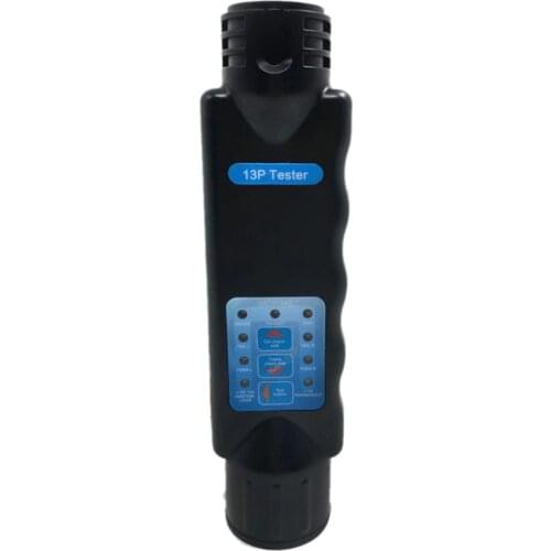 European Resistance Tester 13 Pin Core Hole Pin Trailer Car Socket Connector Tail Light Signal Line Inspection Detector