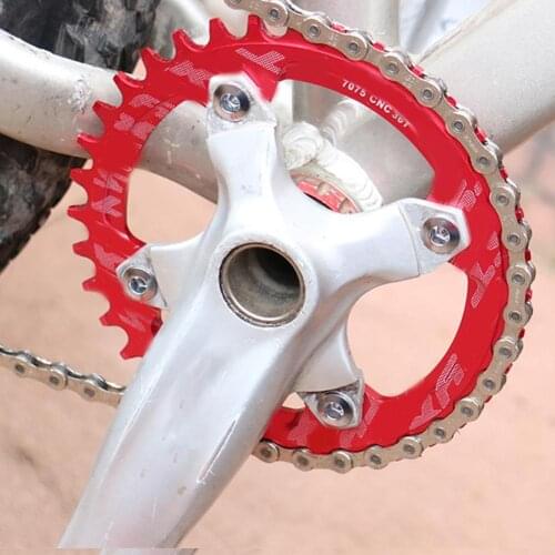 1pc Bike Chainring 32/34/36/38T MTB Bicycle 104BCD Crank Chainwheel Aluminum Alloy Chainring Plate Bike Part Accessories