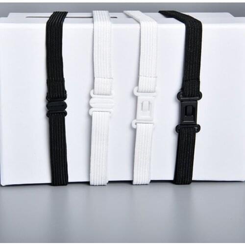 1Pc Mens Women DIY Elastic Bowknot Bow Tie Strap Adjustable Replacement Lengthened Extender with Buckle