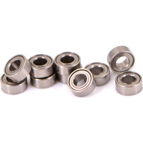 10pcs/lot High speed Seat Miniature Model Bearing Steel Shafts MR63ZZ Mini Steel Roller Bearings 3*6*2.5mm