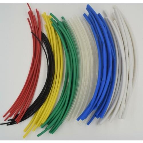 140Pcs Car Electrical Cable Heat Shrink Tube Tubing For Wrap Sleeve Assorted 5 Sizes Polyolefin Electric Unit Part 7 Colors