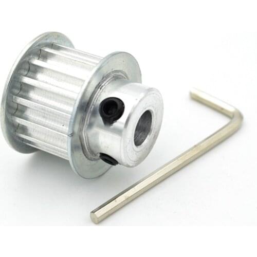 16 Teeth HTD 5M Synchronous Timing Pulley, Bore 5/6/6.35/8/10mm, For Width 15/20mm HTD5M Belts, Gear Wheel 16Teeth 16T