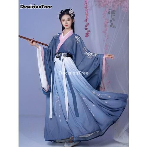 2021 hanfu women chinese dance qing dynasty costumes ancient hanfu chinese traditional dress stage fairy performance costume