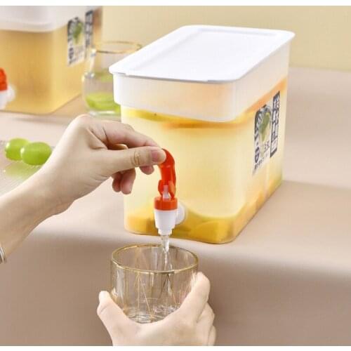 4500/3500ML Water Jug With Faucet Refrigerator Cold Kettle With Cover Large Capacity Water Kettles Lemon Juice Jug Kitchen Tool