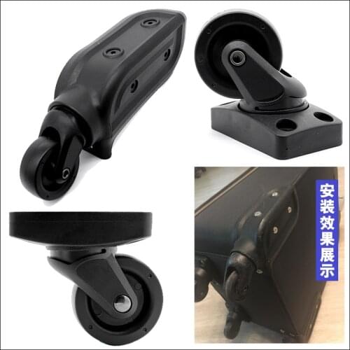 Trolley luggage accessorie rubber universal wheel suitcase caster bearing roller Pair rear wheels or front wheel set of 4 pieces