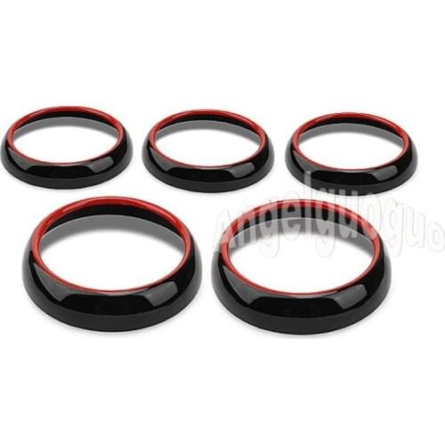 Angelguoguo Air outlet sticker/Instrument panel Air outlet decoration outside ring for Mercedes Benz GLA class\CLA Class