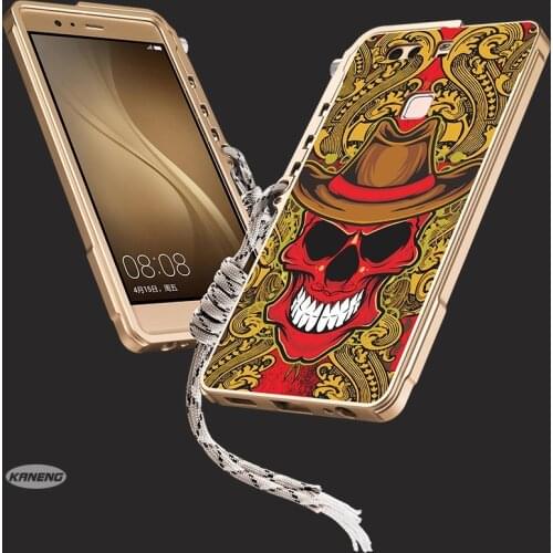 KANENG Red Goblin 3D Widescreen Shield Metal Shockproof Mobile Phone Bag Case For Huawei P9/P9plus 4 Color Bumper