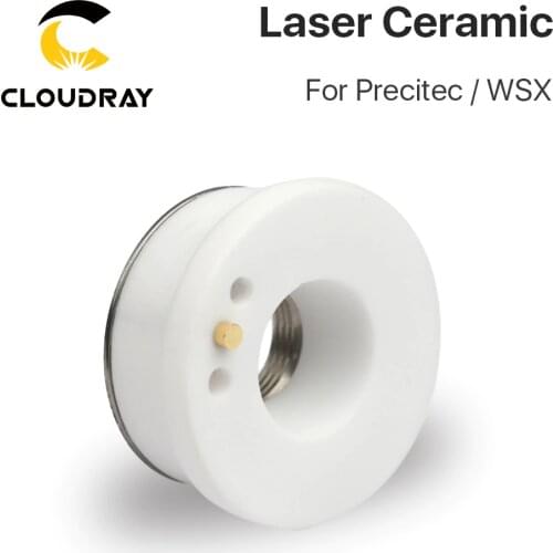 Cloudray Laser Ceramic Dia. 28mm Nozzle Holder Fiber Laser Cutting Head Nozzle Holder for OEM Precitec