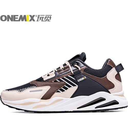 ONEMIX Casual Man Shoes Women Platform Flats 2019 Comfortable Lightweight Sneaker Men Outdoor Running Walking Sport Shoe