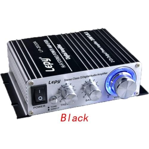 LP-2020A+ 2.0 channel 12V FiHi USB/SD/MP3 player stereo audio digital amplifier /household computer car subwoofer amplifier