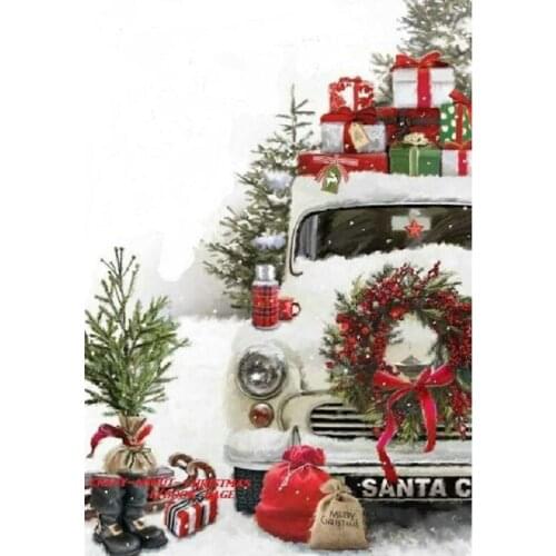 5D Diamond painting Christmas car diy diamond embroidery kits cross stitch mosaic picture for home decoration needlework