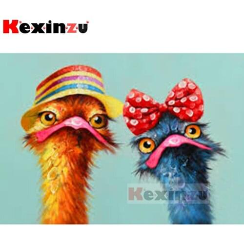 New 5D diamond painting full Square/Round diamond embroidery-Couple toucan-rhinestone DIY mosaic Cross Stitch 3D Home Decor Y030