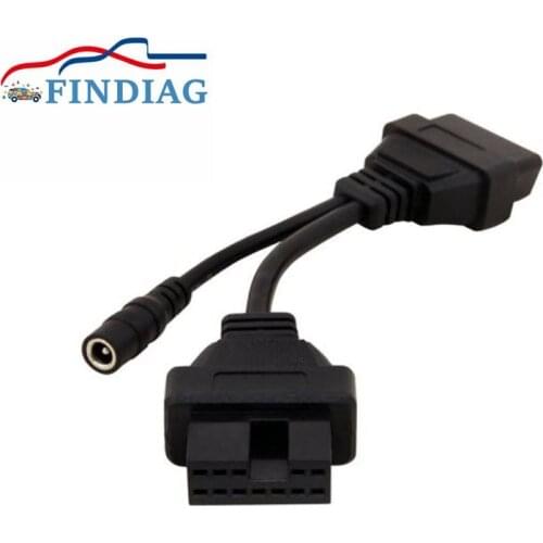 OBD OBD2 Diagnostic Adapter Car Connector 12 Pin Best For Mitsubishi 12 Pin to 16 Pin OBD 2 Diagnostic Cable For Vehicle