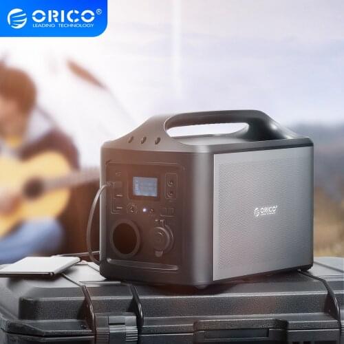 ORICO Portable Power Station 300W Backup Rechargeable Lithium Battery Pure Sine Wave AC Outlet for Outdoors Camping Travel