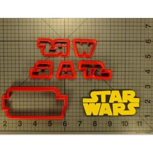 Popular Movie logo Cookie Cutter Kitchen Baking Supplies Cake Icing Decoration Mold Fudge Tool Set 3D Customization