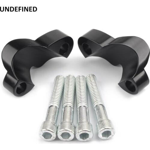 Motorcycle CNC 2" Handlebar Riser Spacer Kit 1"Bar Heighten Block Extension Kit For Harley Sportster Forty Eight XL 1200X 1200XS