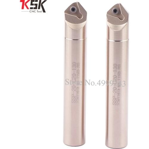 Discount SSP 20-20-130 TCMX16T304 45 Degree Face Mill 20mm Chamfer Mill cutter TCMX16T308 insert