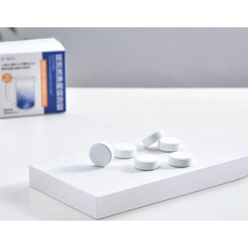 10Pcs Cleaning Tablets Coffee Tea Stains Effervescent Tablets Tea Stain Cleaner Kettle Vacuum Cup Teapot Coffee Stain Cleaner