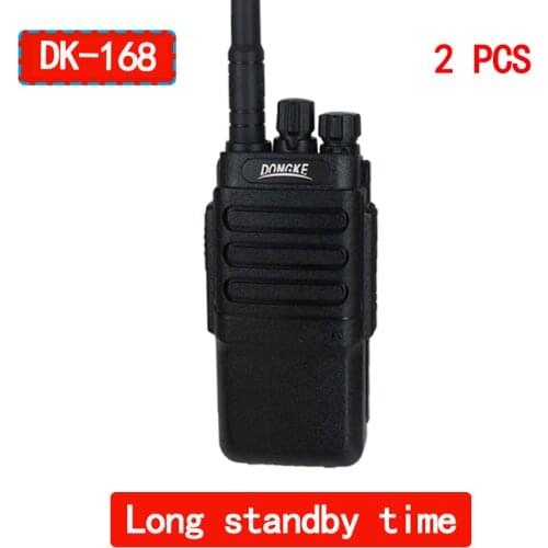 2PCS DONGKE 168 profession Walkie Talkies Portable CB Ham Radio Station Amateur Police Scanner Radio Intercome HF Transceiver