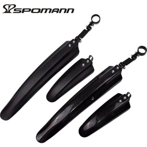3K Carbon Bicycle Fenders Road Bike MTB Mudguard Cycling Front / Rear Fender Mudguard Wings Bike Accessories